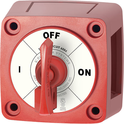 Blue Sea 6004 Single Circuit ON-OFF w/Locking Key - Red [6004] | Battery Management by Blue Sea Systems 
