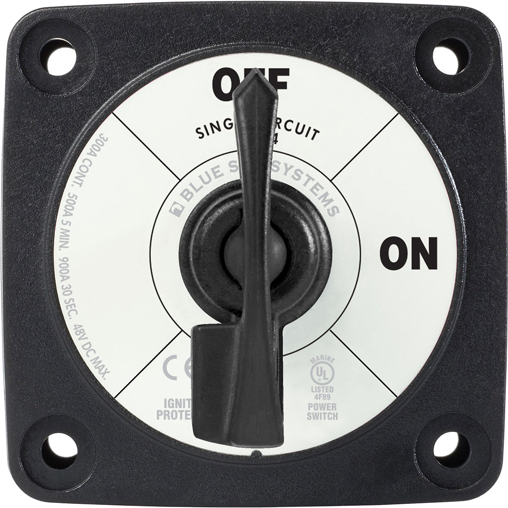 Blue Sea 6004200 Single Circuit ON-OFF w/Locking Key - Black [6004200] | Battery Management by Blue Sea Systems 
