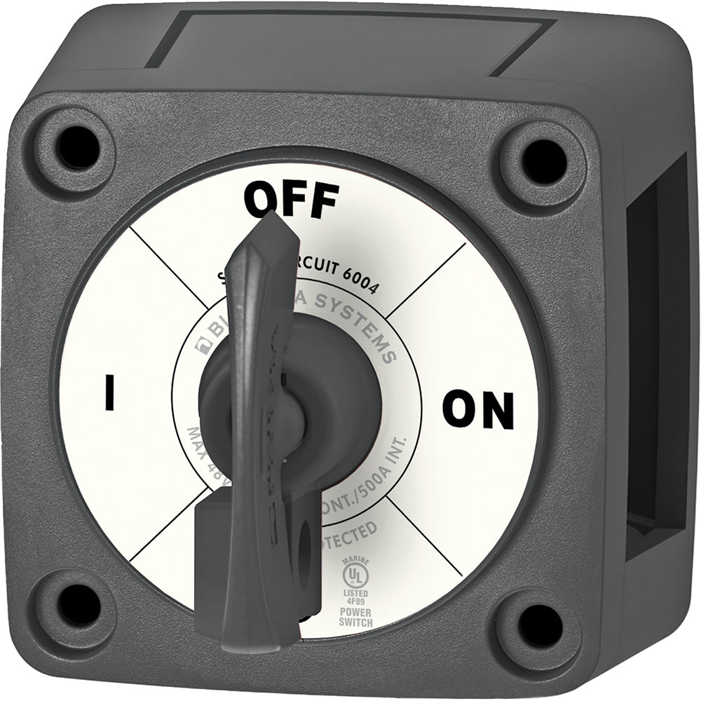 Blue Sea 6004200 Single Circuit ON-OFF w/Locking Key - Black [6004200] | Battery Management by Blue Sea Systems 