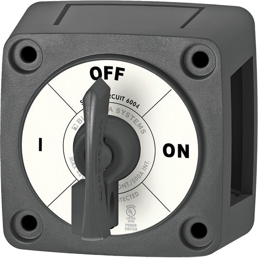 Blue Sea 6004200 Single Circuit ON-OFF w/Locking Key - Black [6004200] | Battery Management by Blue Sea Systems 