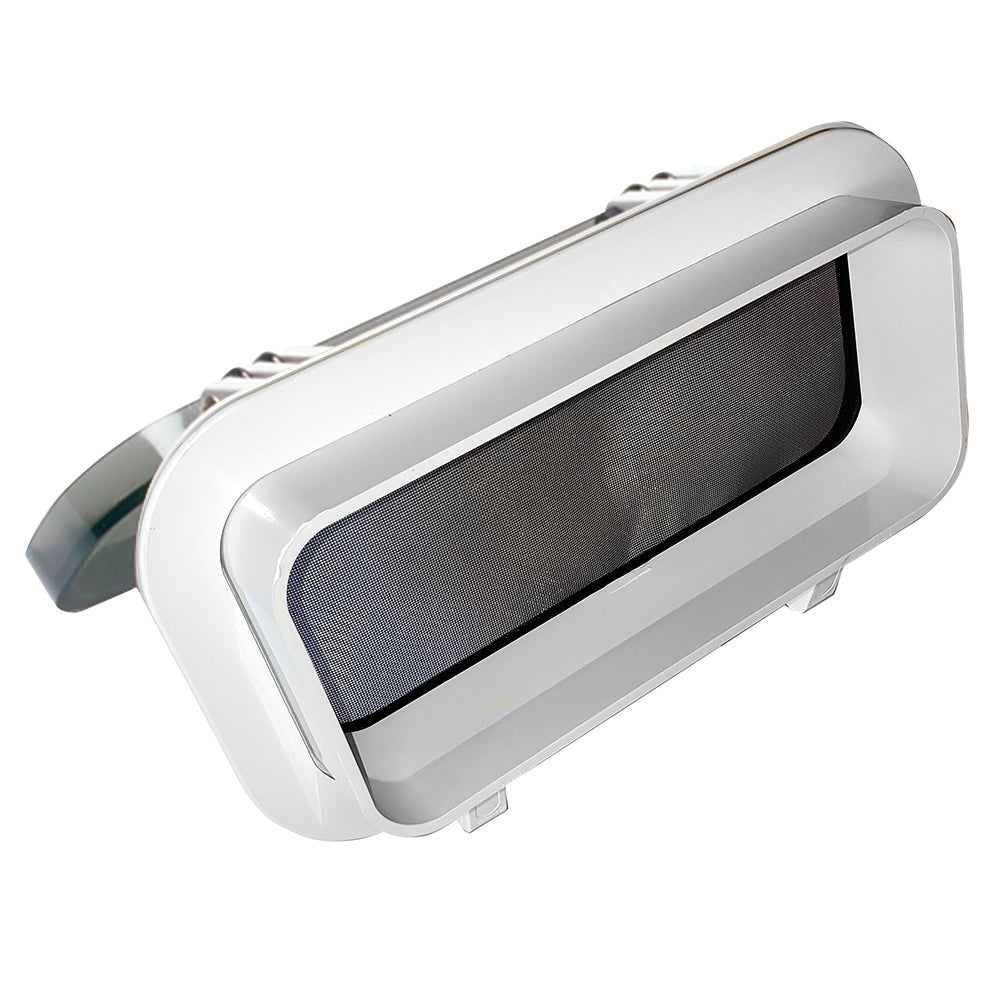 Beckson 5" x 12" x 1" Self Drain Opening Port [PO512-WC-10] | Hatches by Beckson Marine 