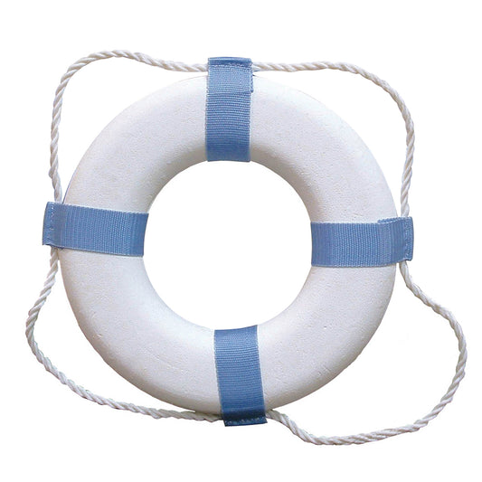 Taylor Made Decorative Ring Buoy - 25" - White/Blue - Not USCG Approved [373] | Personal Flotation Devices by Taylor Made 