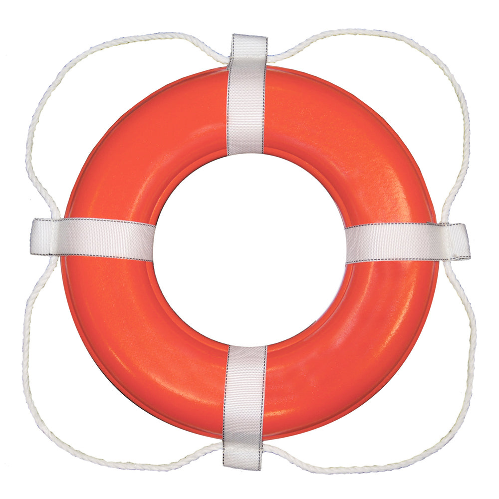 Taylor Made Foam Ring Buoy - 24" - Orange w/White Grab Line [364] | Personal Flotation Devices by Taylor Made 