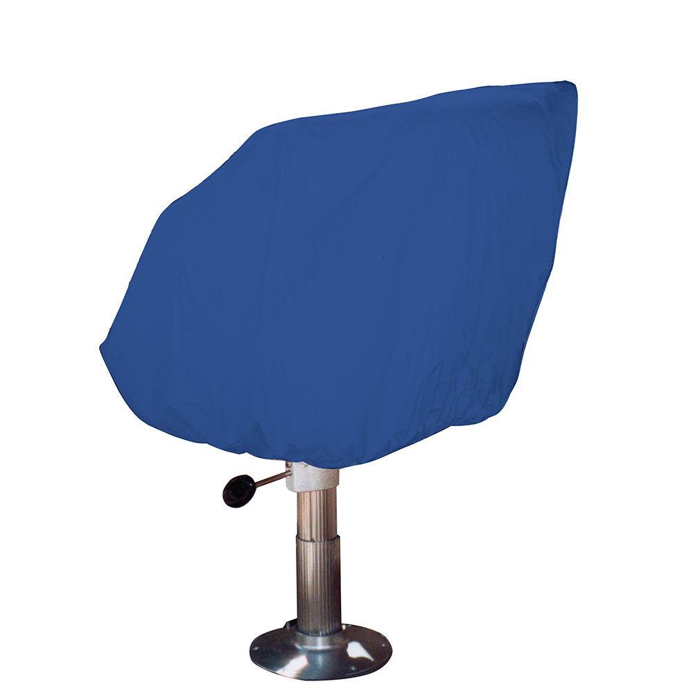 Taylor Made Helm/Bucket/Fixed Back Boat Seat Cover - Rip/Stop Polyester Navy [80230] | Winter Covers by Taylor Made 