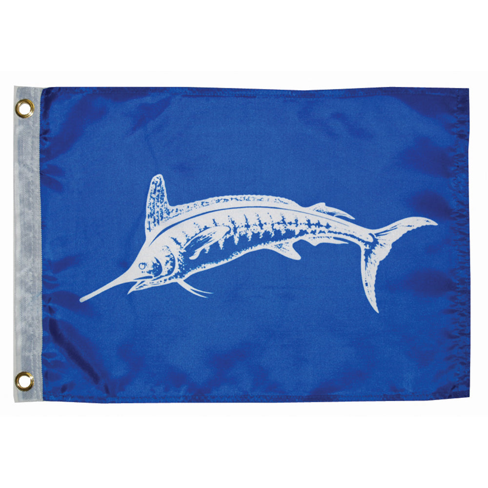 Taylor Made 12" x 18" White Marlin Flag [3018] | Accessories by Taylor Made 