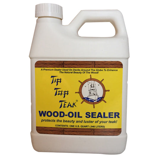 Tip Top Teak Wood Oil Sealer - Quart [TS 1001] | Cleaning by Tip Top Teak 