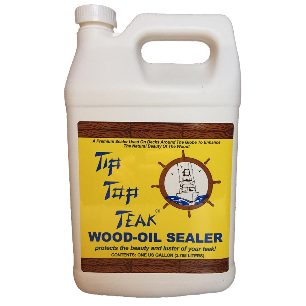 Tip Top Teak Wood Oil Sealer - Gallon [TS 1002] | Cleaning by Tip Top Teak 