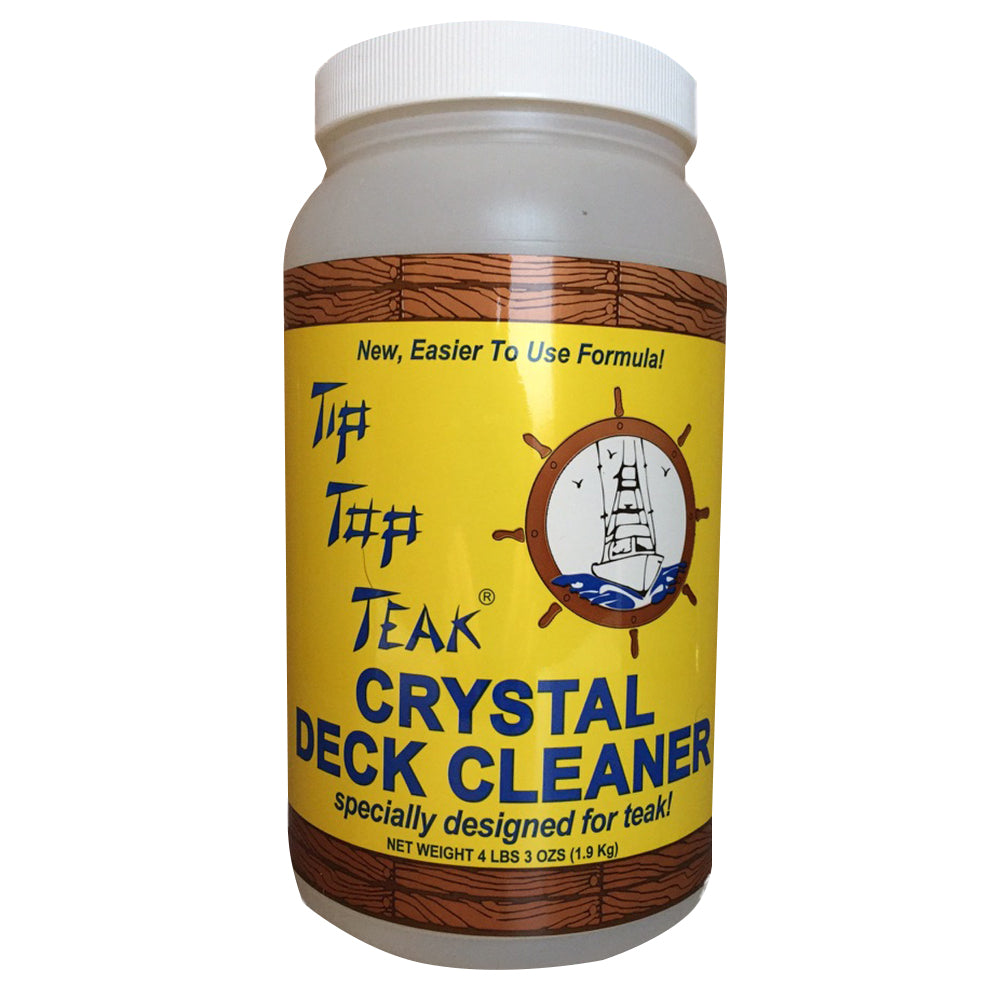 Tip Top Teak Crystal Deck Cleaner - Half Gallon (4lbs 3oz) [TC 2001] | Cleaning by Tip Top Teak 