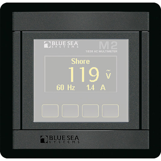 Blue Sea 1525 360 Panel - M2 Monitor Panel Blank [1525] | Electrical Panels by Blue Sea Systems 