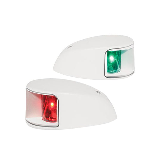 Hella Marine NaviLED Deck Mount Port & Starboard Pair - 2nm - Clear Lens/White Housing [980620911] | Navigation Lights by Hella Marine 