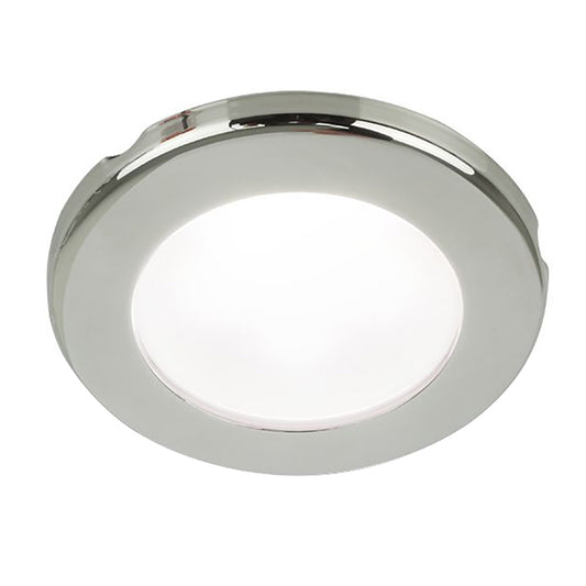 Hella Marine EuroLED 75 3" Round Screw Mount Down Light - White LED - Stainless Steel Rim - 12V [958110021] | Dome/Down Lights by Hella Marine 