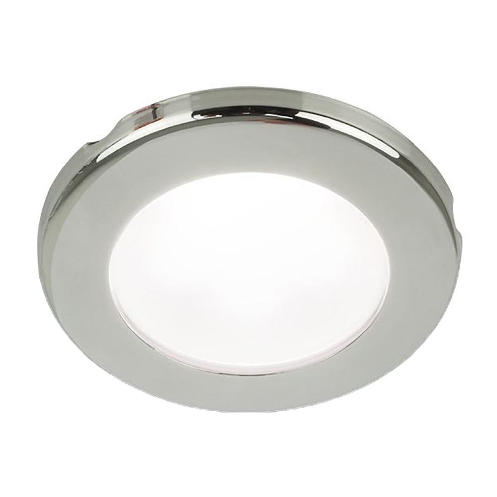 Hella Marine EuroLED 75 3" Round Screw Mount Down Light - White LED - Stainless Steel Rim - 24V [958110121] | Dome/Down Lights by Hella Marine 