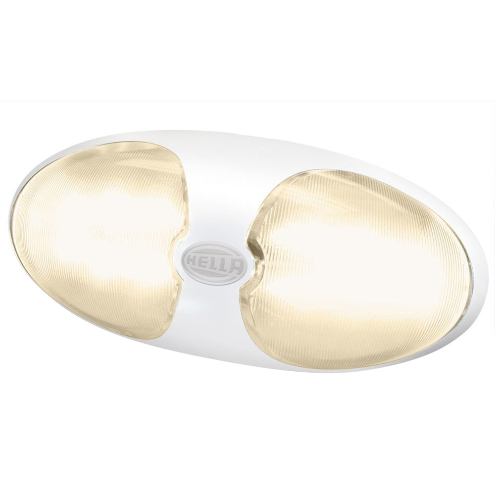 Hella Marine DuraLED 12 Interior/Exterior Lamp - Warm White LED - White Housing [959700701] | Interior / Courtesy Light by Hella Marine 