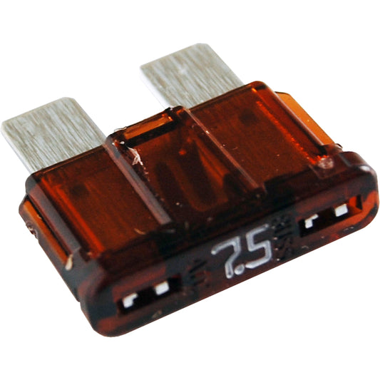 Blue Sea ATO/ATC Fuse Pack - 7.5 Amp - 25-Pack [5240100] | Fuse Blocks & Fuses by Blue Sea Systems 
