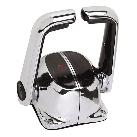 UflexTwin Lever Top Mount Control w/Neutral Lock - No Trim Switch - Chrome [B502CH/L] | Engine Controls by Uflex USA 