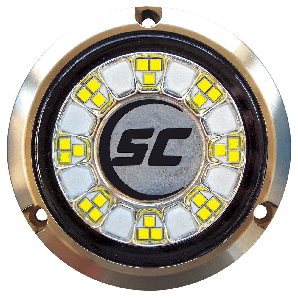 Shadow-Caster SCR-24 Bronze Underwater Light - 24 LEDs - Great White [SCR-24-GW-BZ-10] | Underwater Lighting by Shadow-Caster LED Lighting 