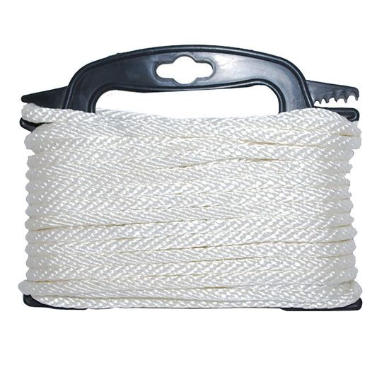 Attwood Braided Nylon Rope - 3/16" x 100' - White [117553-7] | Rope & Chain by Attwood Marine 
