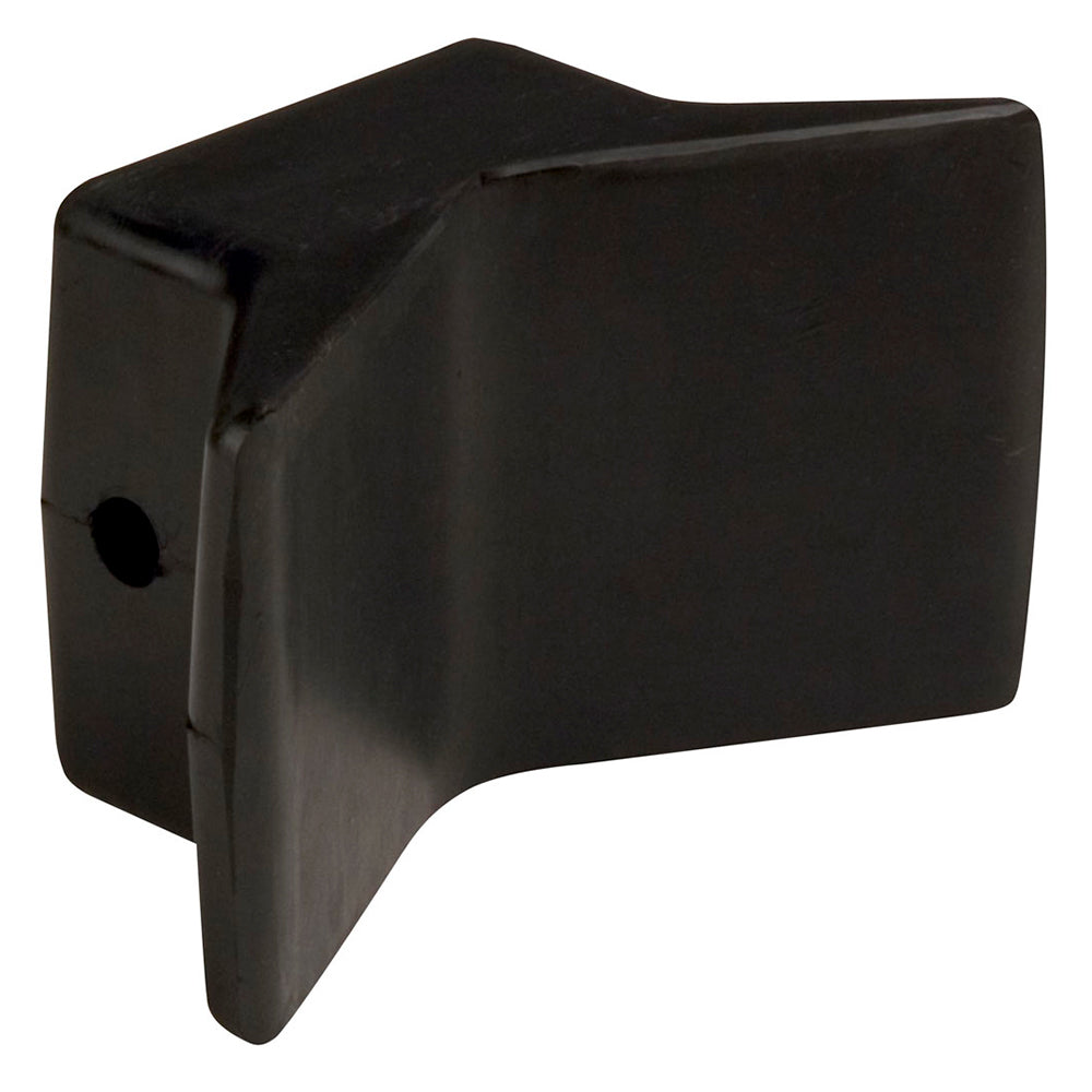C.E. Smith Bow Y-Stop - 4" x 4" - Black Natural Rubber [29550] | Rollers & Brackets by C.E. Smith 