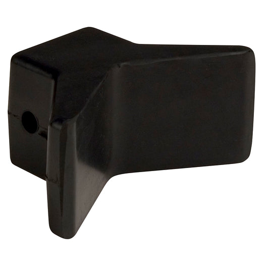 C.E. Smith Bow Y-Stop - 3" x 3" - Black Natural Rubber [29551] | Rollers & Brackets by C.E. Smith 