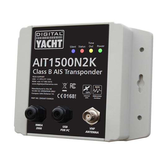 Digital Yacht AIT1500 NMEA2000 Class B AIS [ZDIGAIT1500N2K] | AIS Systems by Digital Yacht 