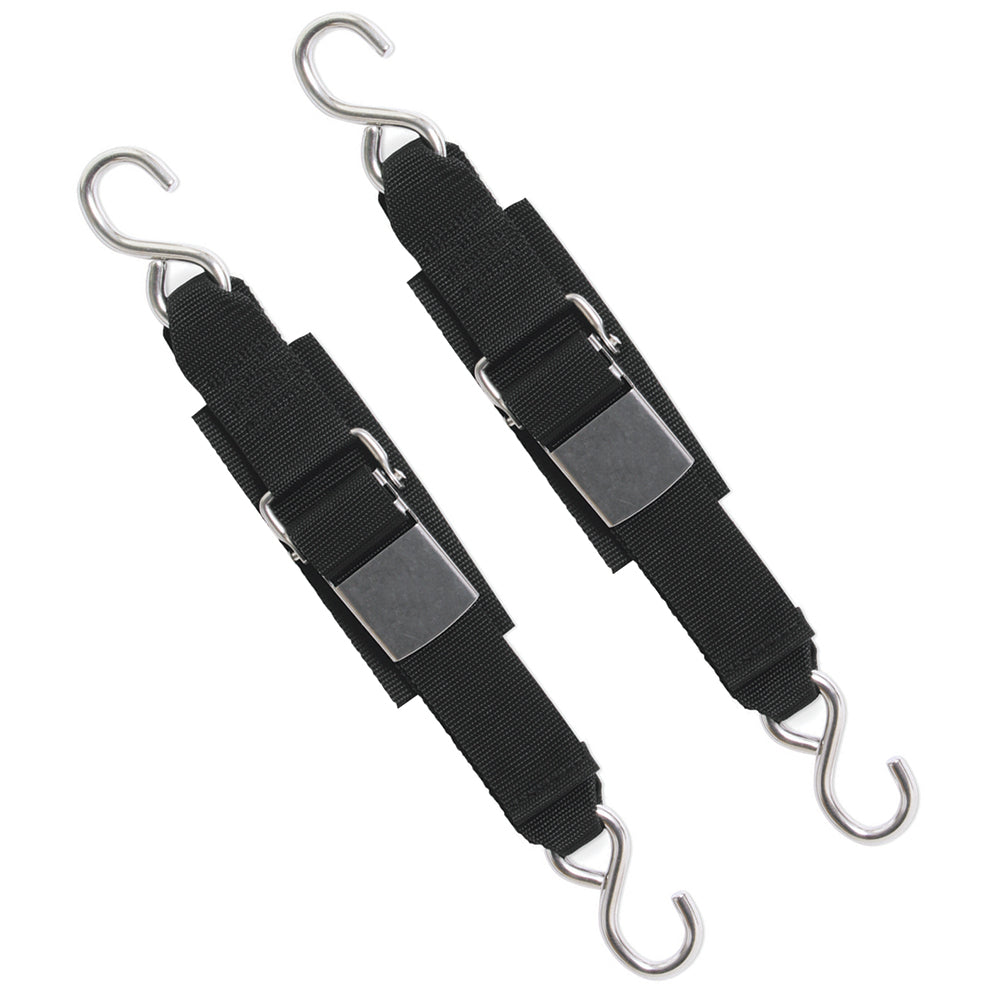 BoatBuckle Stainless Steel Kwik-Lok Transom Tie-Downs [F12066] | Tie-Downs by BoatBuckle 