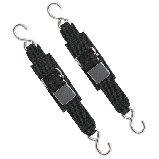 BoatBuckle Stainless Steel Kwik-Lok Transom Tie-Downs [F12066] | Tie-Downs by BoatBuckle 