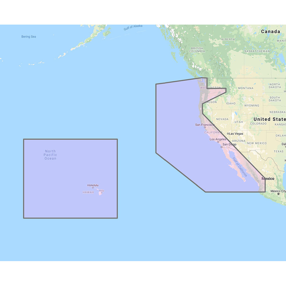 Furuno U.S. West Coast, Hawaii  Baja Mexico - Vector Chart, Standard Resolution Satellite Photos f/Baja Mexico - Unlock Code [MM3-VNA-024] | Furuno by Furuno 