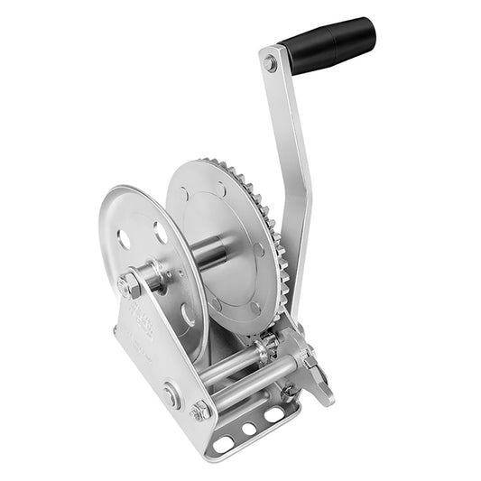 Fulton 1100lb Single Speed Winch - Strap Not Included [142100] | Trailer Winches by Fulton 