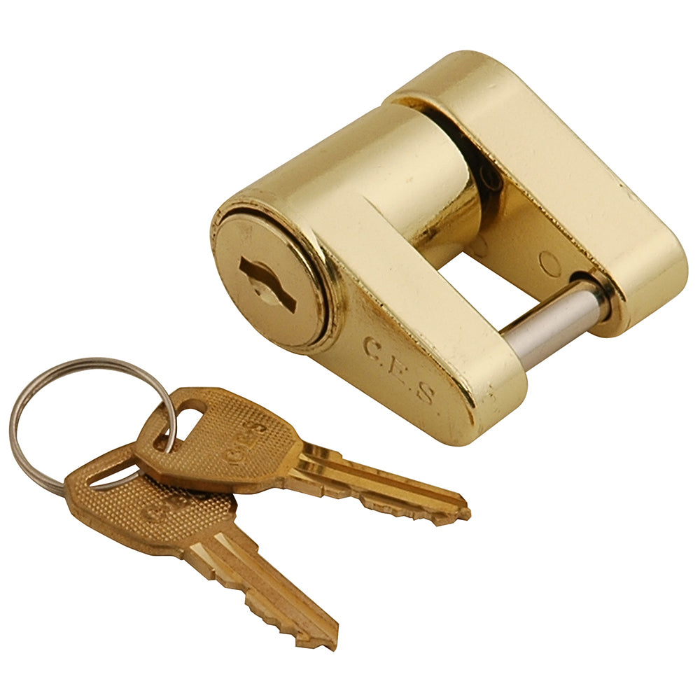 C.E. Smith Brass Coupler Lock [00900-40] | Hitches & Accessories by C.E. Smith 