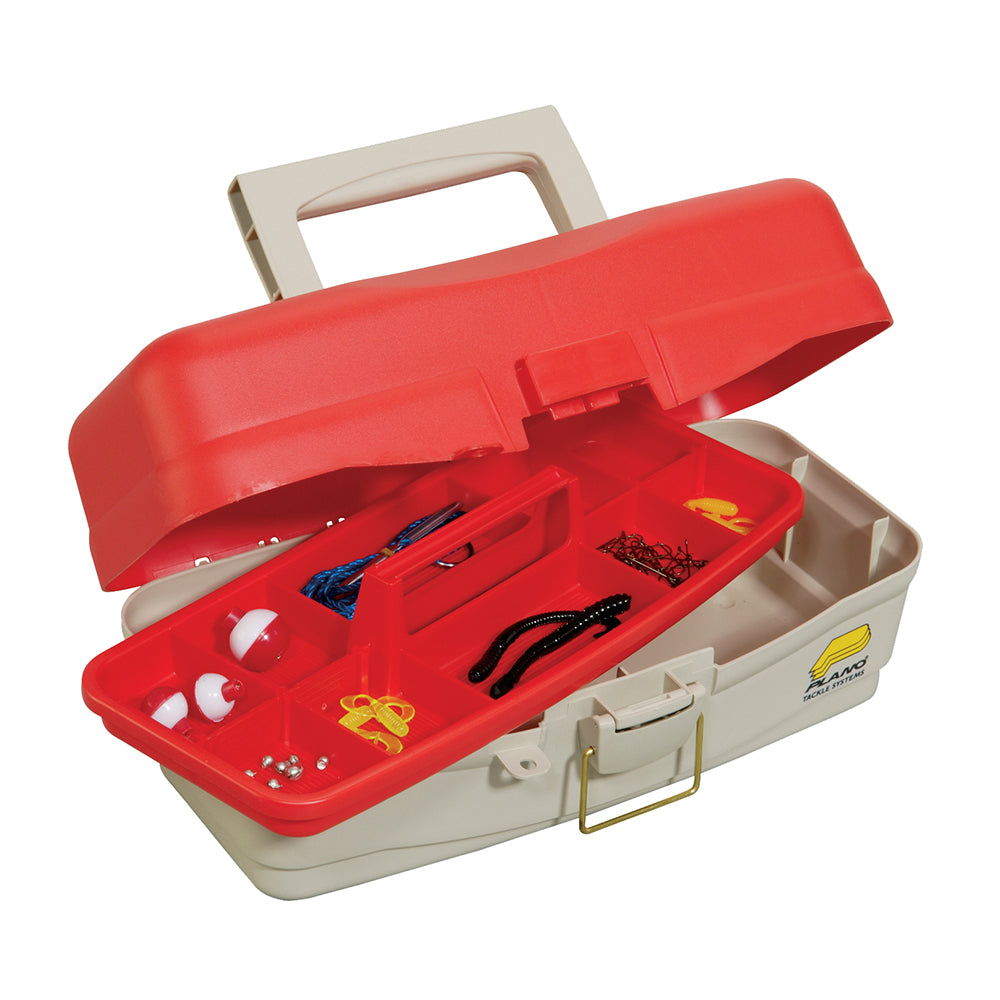 Plano Take Me Fishing Tackle Kit Box - Red/Beige [500000] | Tackle Storage by Plano 