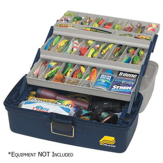 Plano Three-Tray Fixed Compartment Tackle Box - XL [613306] | Tackle Storage by Plano 