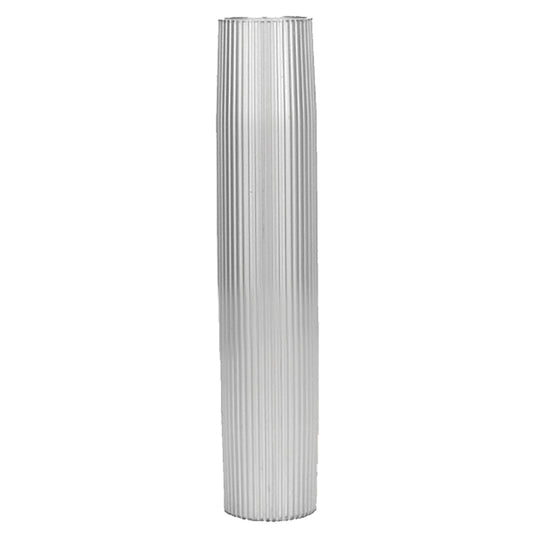 TACO Aluminum Ribbed Table Pedestal - 2-3/8" O.D. - 26" Length [Z60-8266VEL26-2] | Pedestals by TACO Marine 