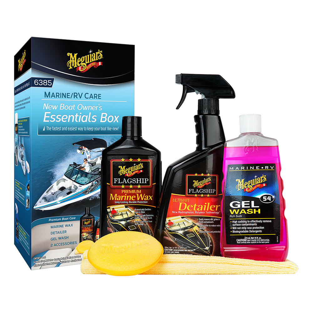 Meguiars New Boat Owners Essentials Kit [M6385] | Cleaning by Meguiar's 