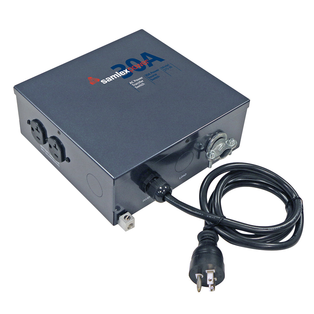 Samlex 30A Transfer Switch w/Inverter Quick Connect [STS-30] | Switches & Accessories by Samlex America 