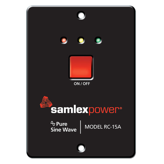 Samlex Remote Control f/PST-600  PST-1000 Inverters [RC-15A] | Switches & Accessories by Samlex America 