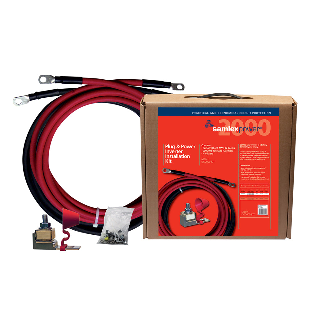 Samlex 200A Inverter Installation Kit f/2000W Inverter [DC-2000-KIT] | Accessories by Samlex America 
