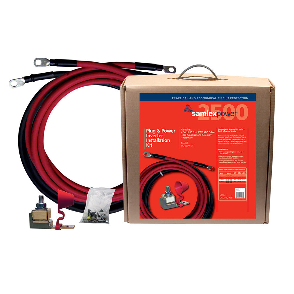 Samlex 300A Inverter Installation Kit f/2500W Inverter [DC-2500-KIT] | Accessories by Samlex America 