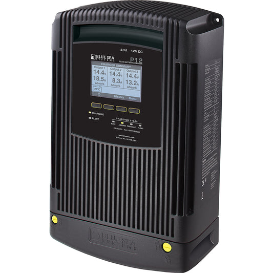 Blue Sea 7532 P12 Gen2 Battery Charger - 40A - 3-Bank [7532] | Battery Chargers by Blue Sea Systems 