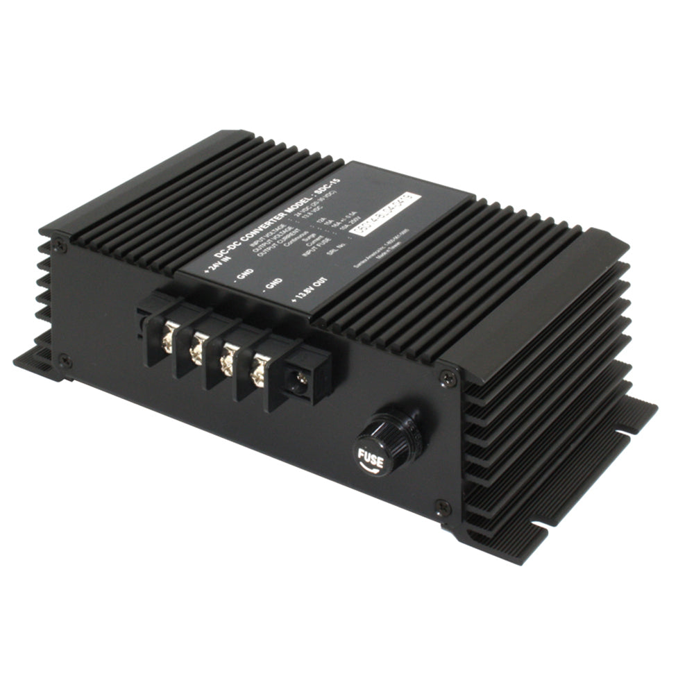 Samlex 12A Non-Isolated Step-Down 24VDC-12VDC Converter - Heavy Duty Applications [SDC-15] | DC to DC Converters by Samlex America 