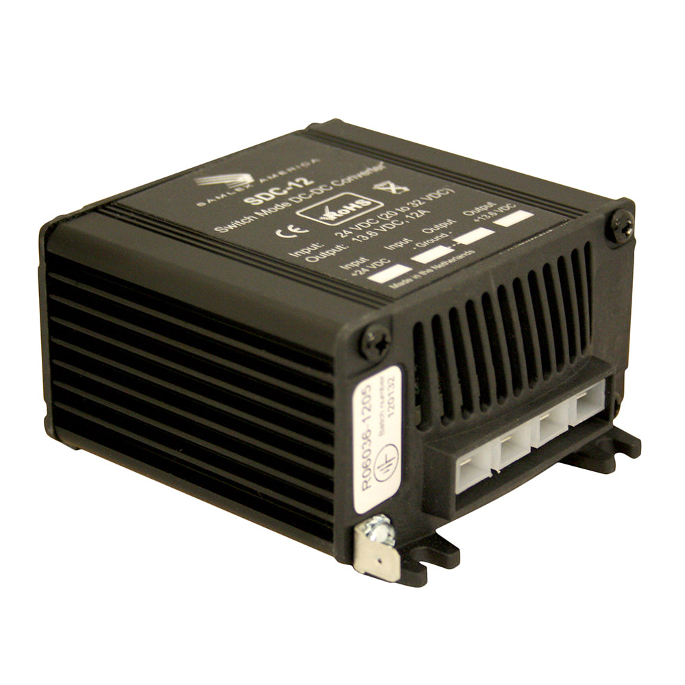 Samlex 12A Non-Isolated Step-Down 24VDC-12VDC Converter [SDC-12] | DC to DC Converters by Samlex America 