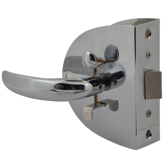 Southco Compact Swing Door Latch - Chrome - Non-Locking [MC-04-123-10] | Latches by Southco 