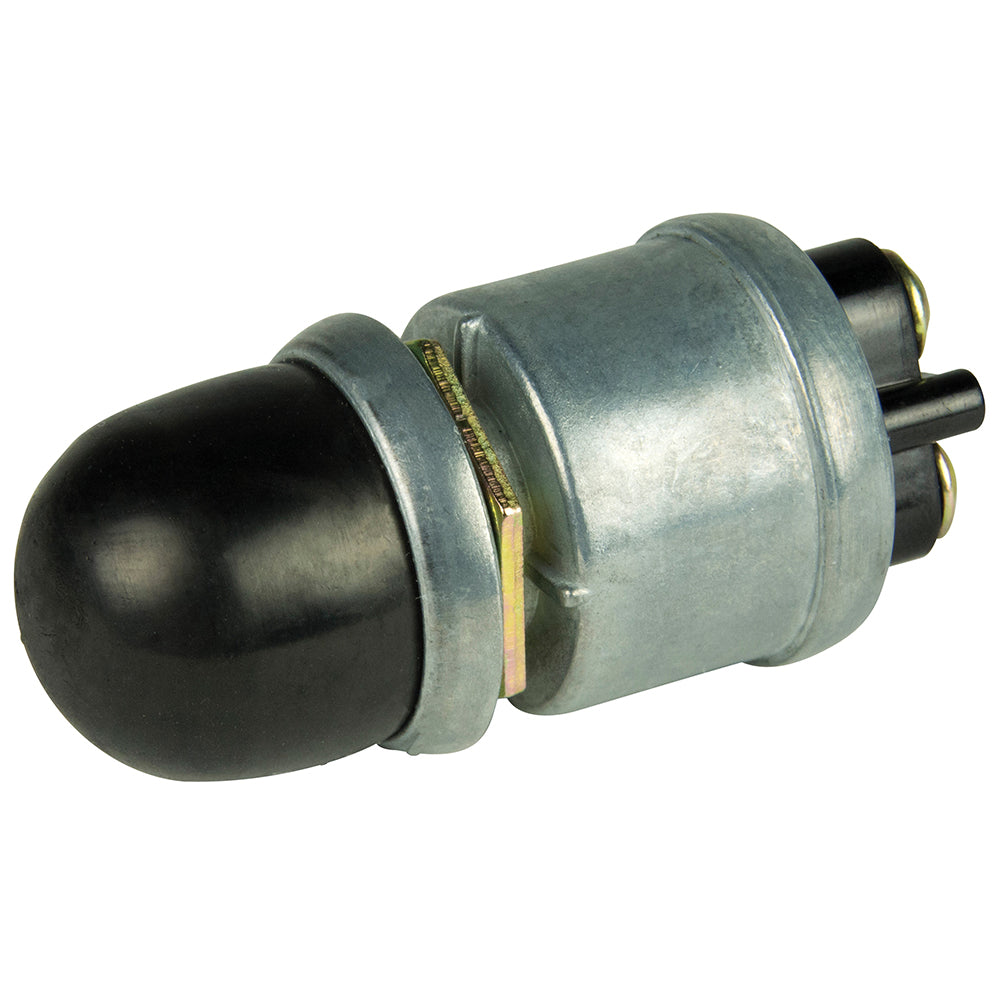 BEP 2-Position SPST Heavy-Duty Push Button Switch w/Cover - OFF/(ON) - 35 Amp [1001508] | Switches & Accessories by BEP Marine 
