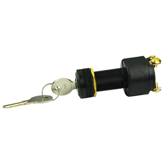 BEP 3-Position Nylon Ignition Switch - OFF/Ignition/Start [1001610] | Switches & Accessories by BEP Marine 