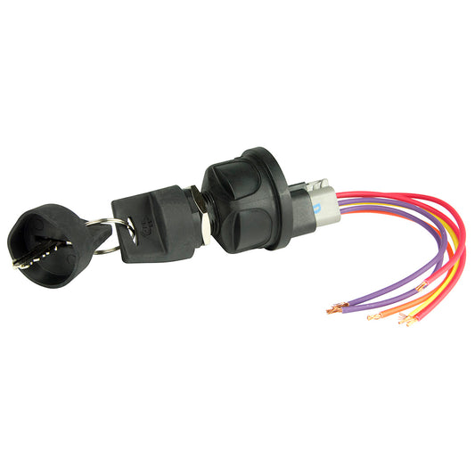 BEP 4-Position Sealed Nylon Ignition Switch - Accessory/OFF/Ignition  Accessory/Start [1001603] | Switches & Accessories by BEP Marine 