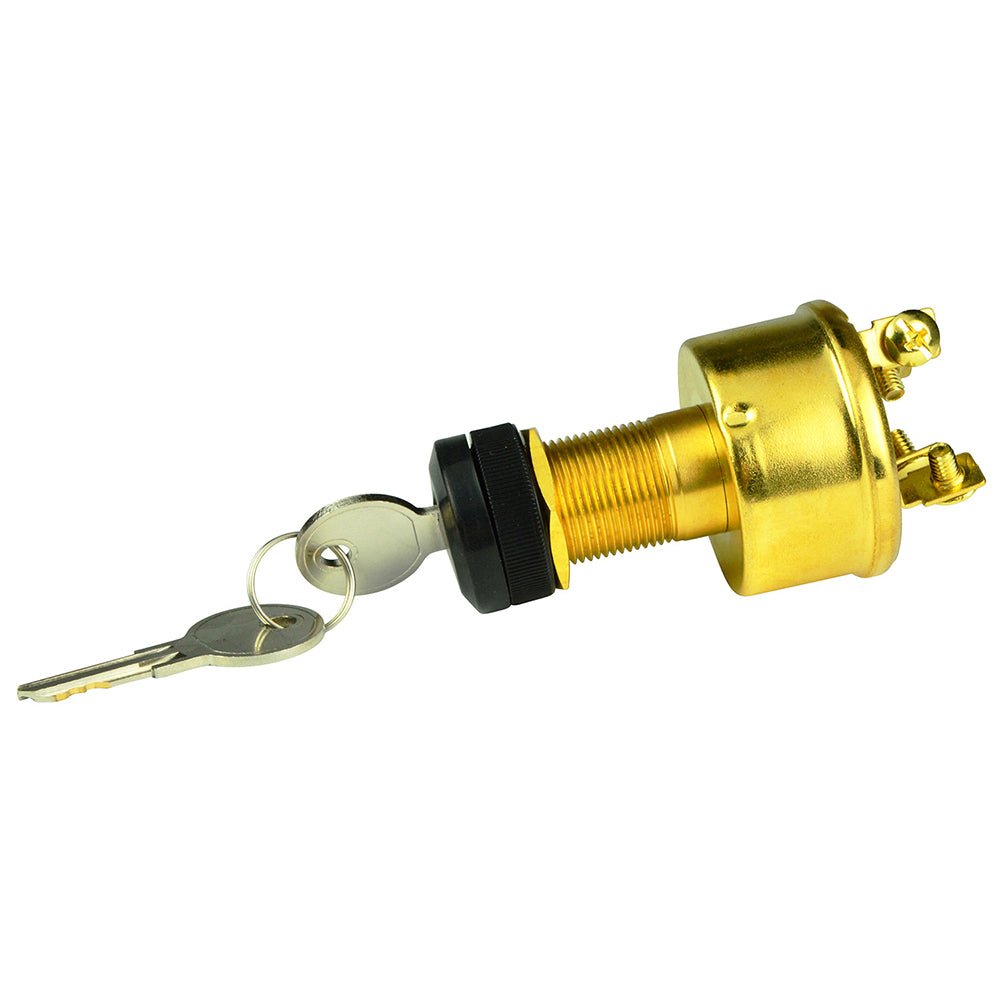 BEP 4-Position Brass Ignition Switch - Accessory/OFF/Ignition  Accessory/Start [1001609] | Switches & Accessories by BEP Marine 