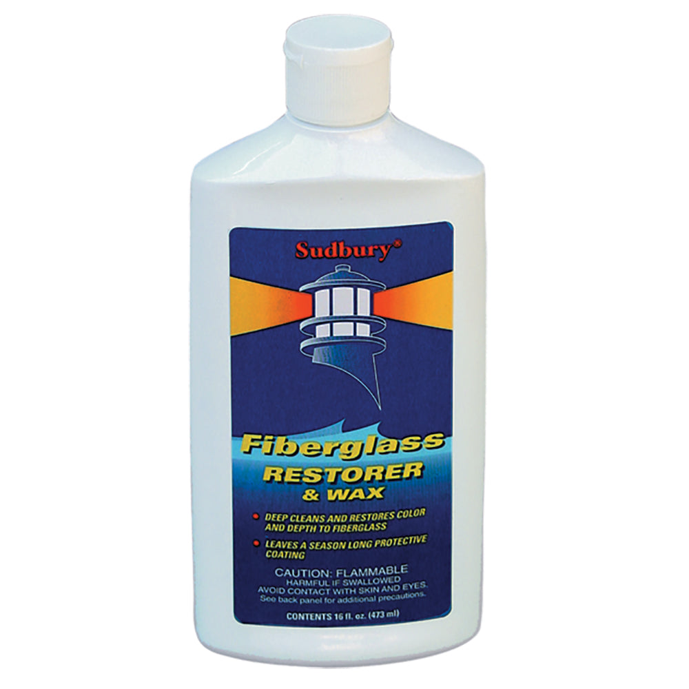 Sudbury One Step Fiberglass Restorer  Wax - 16oz Liquid [413] | Cleaning by Sudbury 