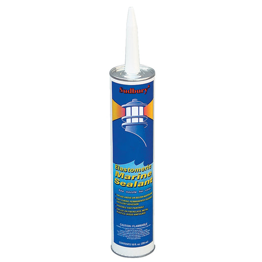 Sudbury Elastomeric Marine Sealant - 10oz Cartridge - White [300] | Adhesive/Sealants by Sudbury 