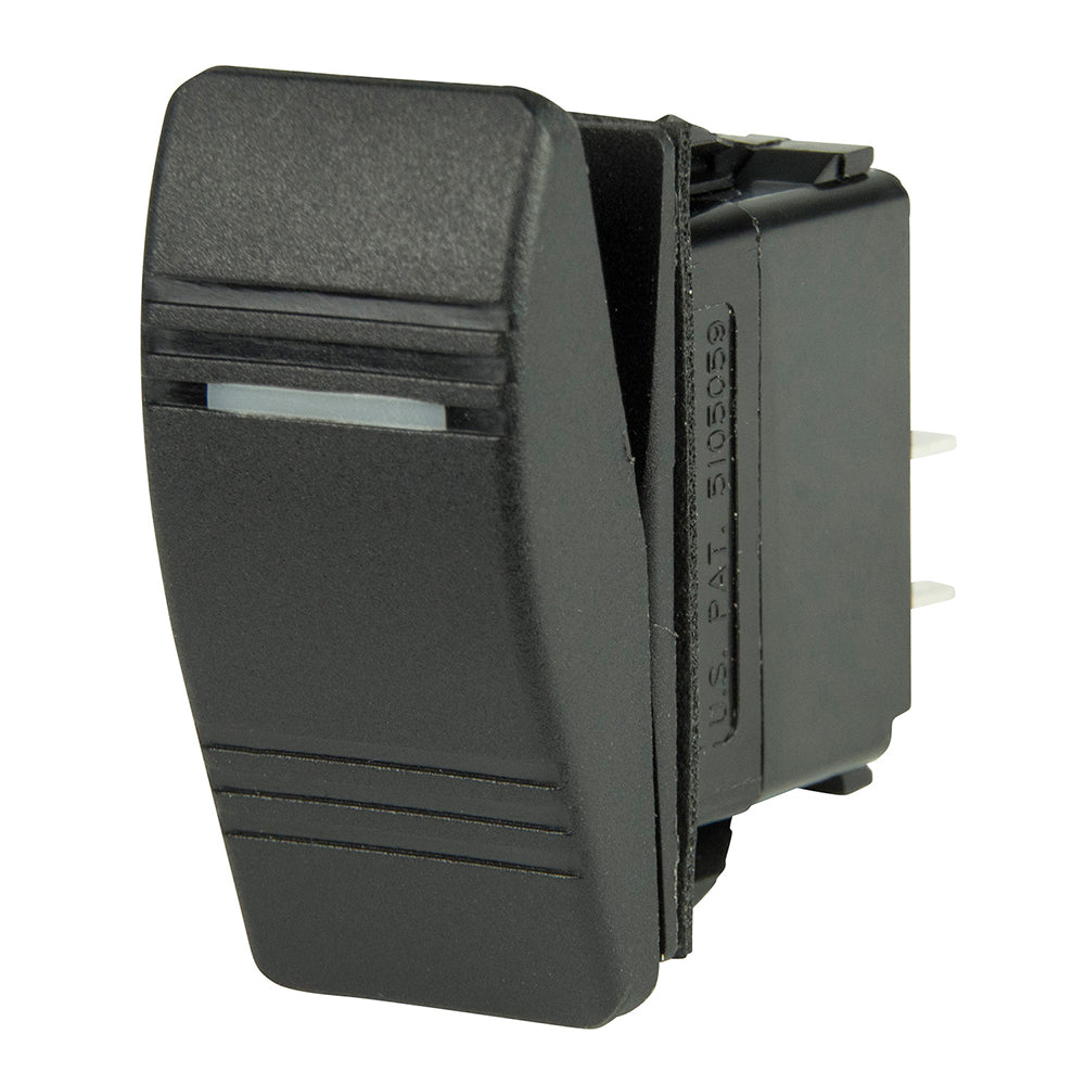 BEP DPST Contura Switch - 1-Amber LED - OFF/ON [1001811] | Switches & Accessories by BEP Marine 