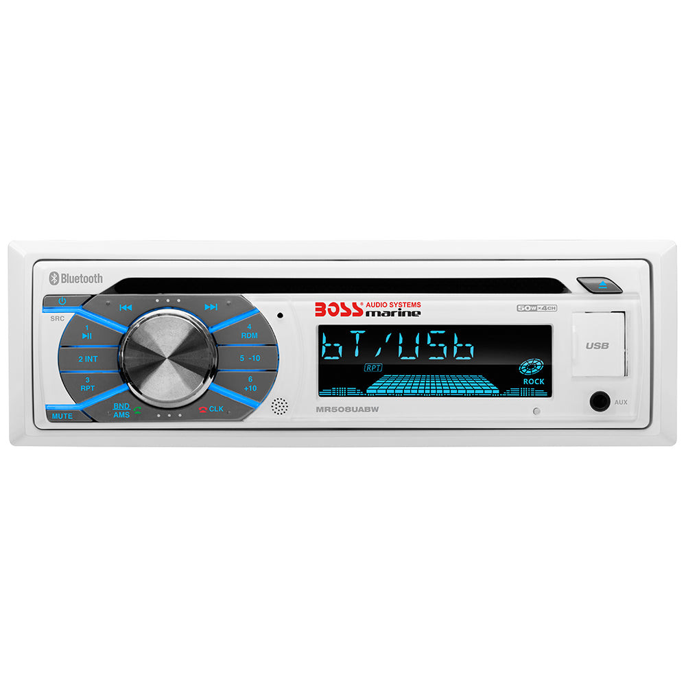 Boss Audio MR508UABW Marine Stereo w/AM/FM/CD/BT/USB [MR508UABW] | Stereos by Boss Audio 