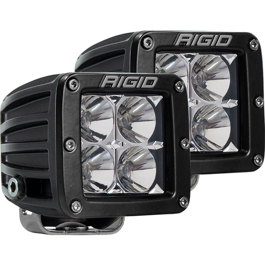 RIGID Industries D-Series PRO Hybrid-Flood LED - Pair - Black [202113] | Flood/Spreader Lights by RIGID Industries 